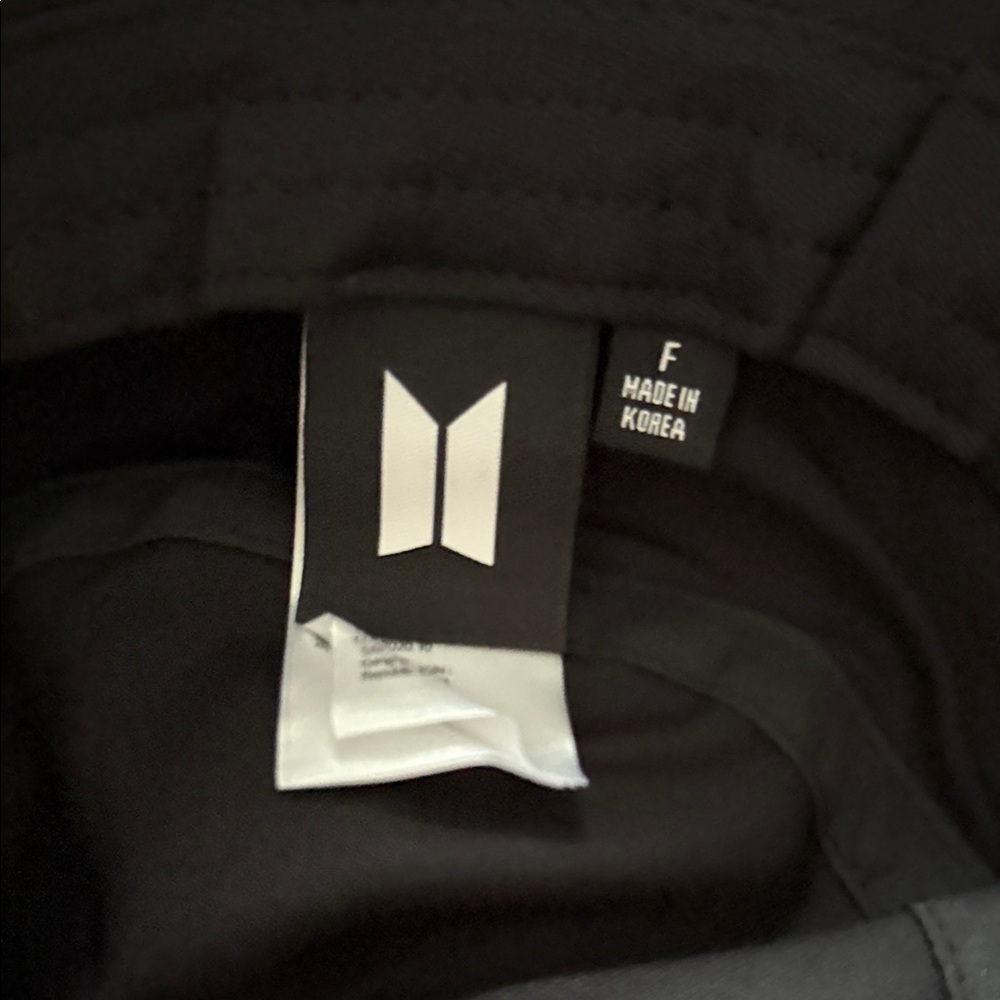 Official BTS Stylish Black Bucket Hat - Picture 2 of 5